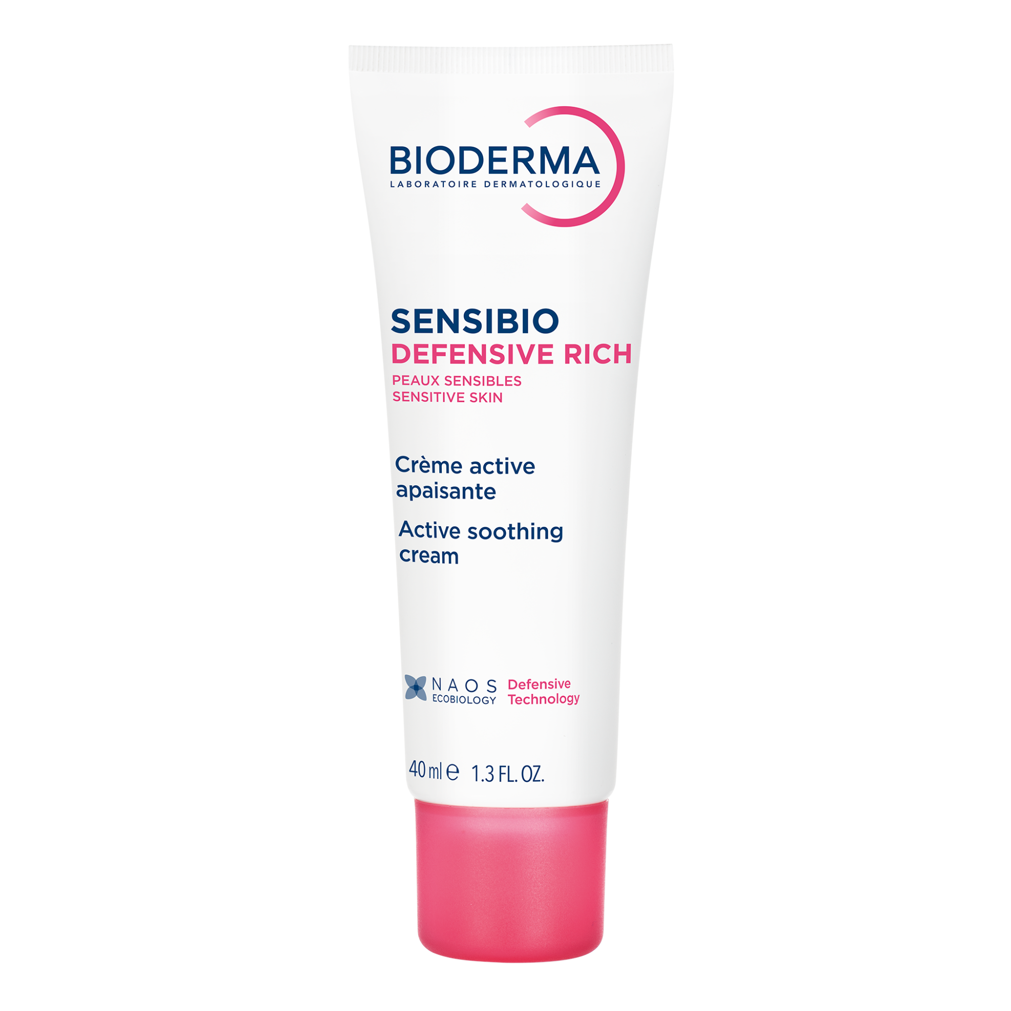 Fotografie Bioderma Sensibio Defensive rich zklidňující krém s výživnou texturou 40 ml