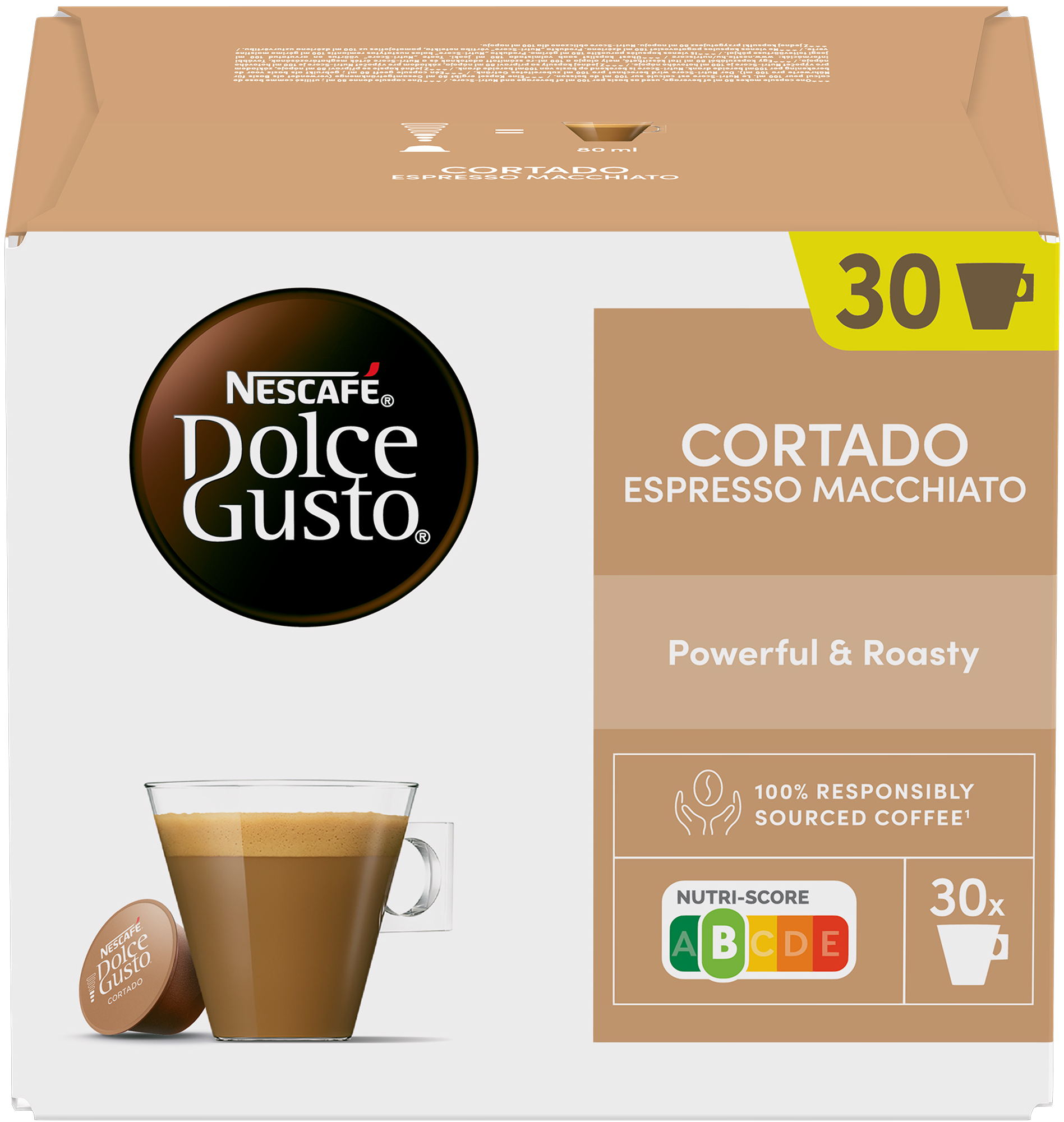 NESCAFÉ ® Dolce Gusto® Cortado kávové kapsle 30 ks