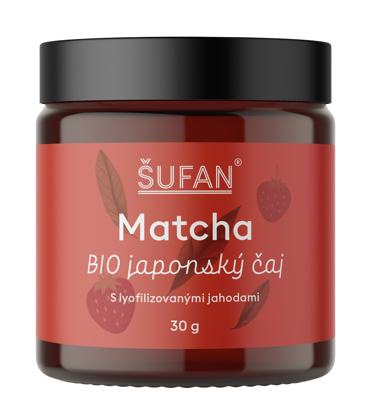Fotografie ŠUFAN BIO čaj Matcha s jahodou 30 g