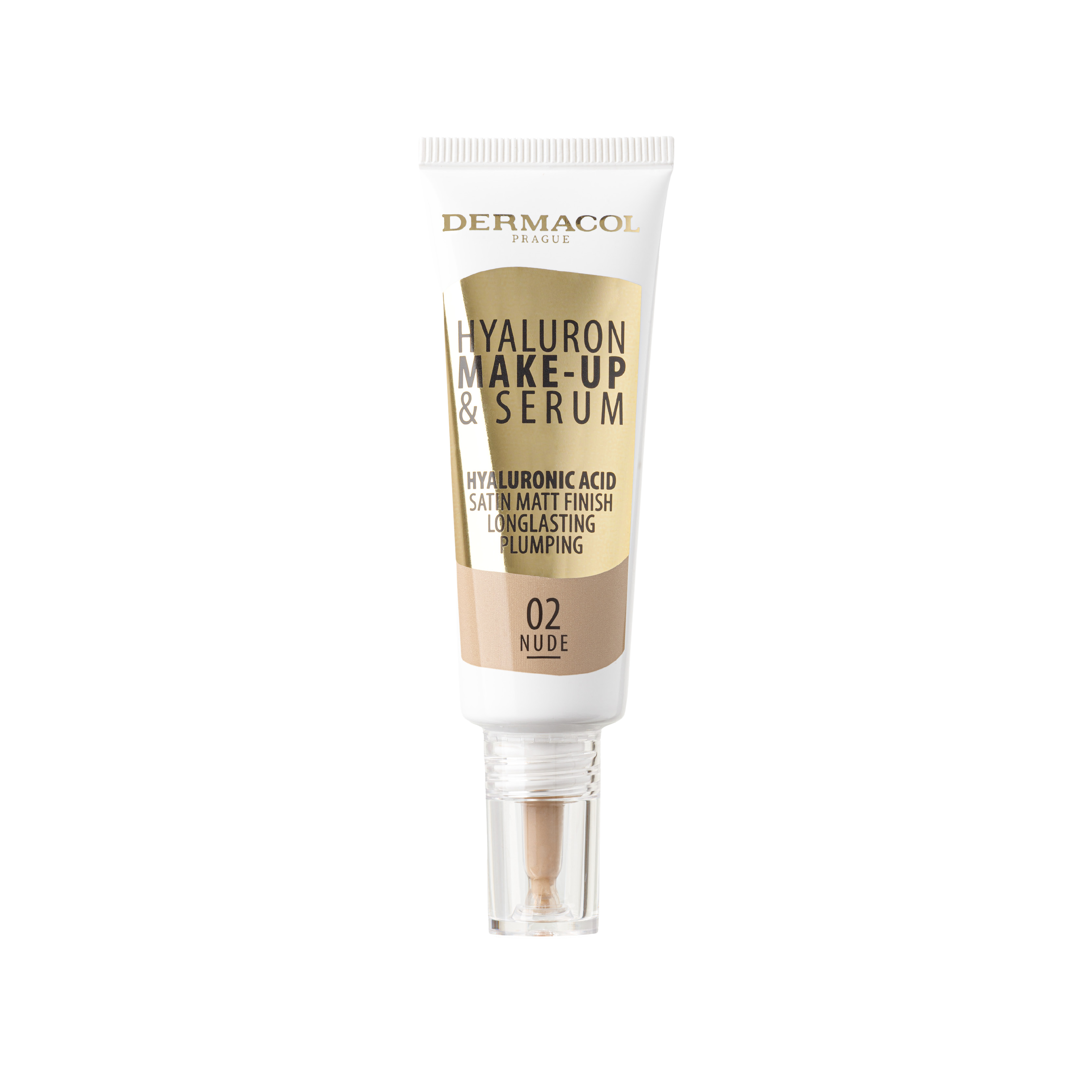 DERMACOL Hyaluron make-up a serum č.2 Nude 25 g