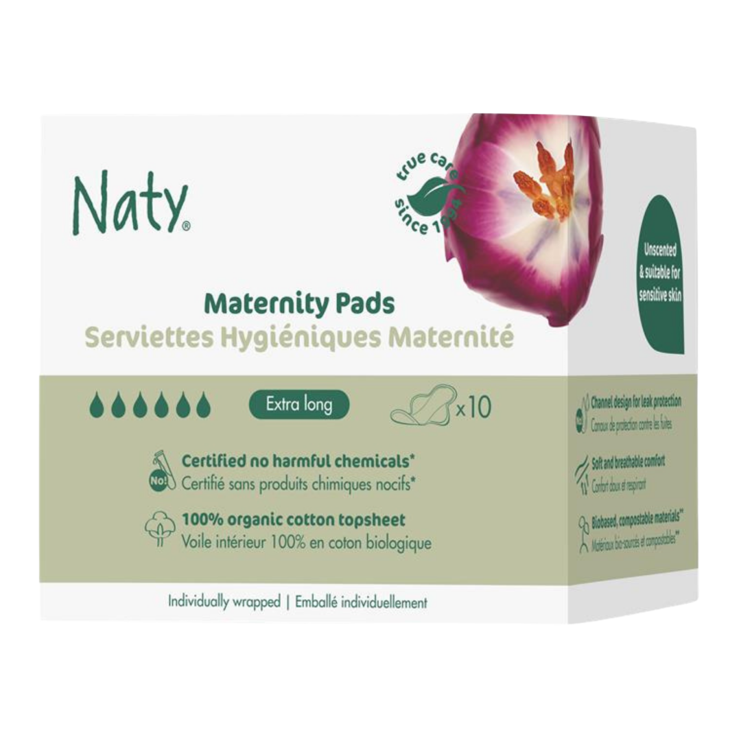 Fotografie ECO BY NATY Mateřské vložky po porodu 10 ks