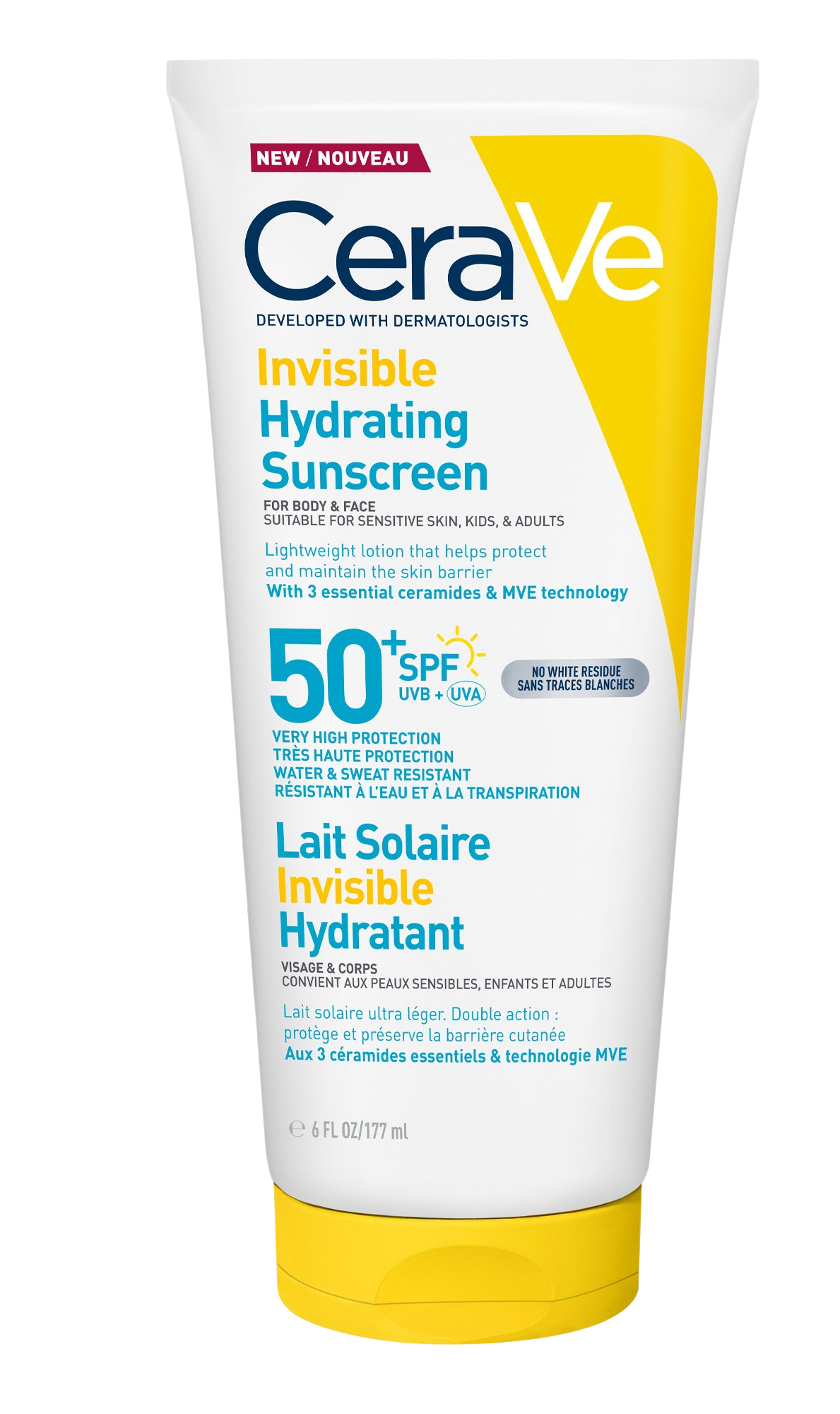 CERAVE Hydratační opalovací mléko SPF50, 177 ml
