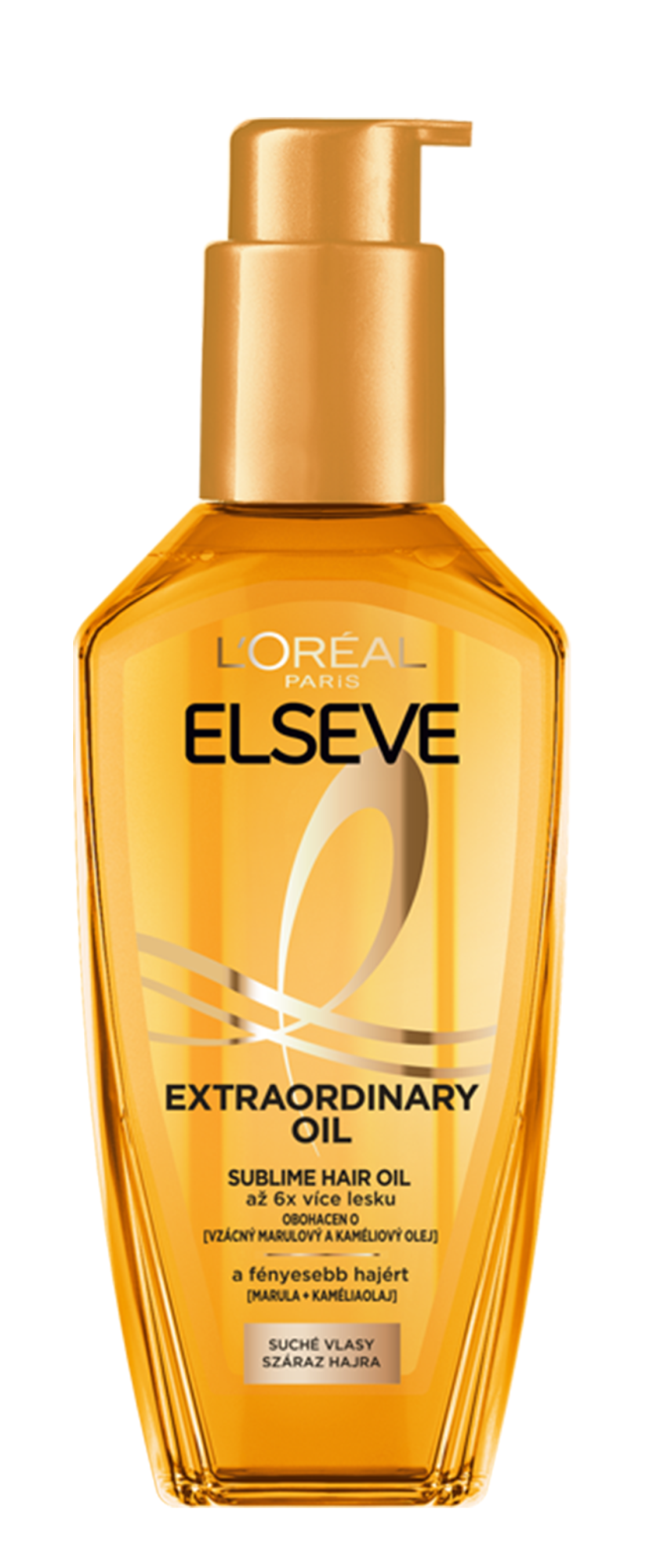 Fotografie L'ORÉAL PARIS ELSEVE Extraordinary Oil hedvábný olej na všechny typy vlasů 100 ml