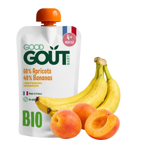 Good Goût BIO Meruňka s banánem 120 g