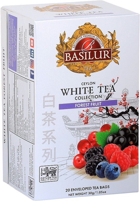 BASILUR White Tea Forest Fruit přebal 20 ks