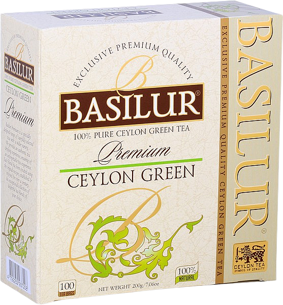 Fotografie BASILUR Premium Ceylon Green 100 x 2 g