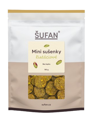 Šufan Mini sušenky pistáciové 180 g