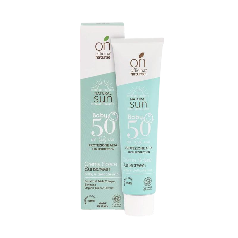 OFFICINA NATURAE Opalovací krém pro děti a citlivou pokožku SPF 50 75 ml