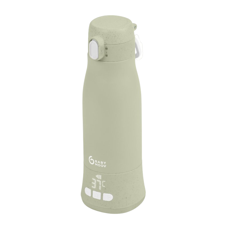 BABYMOOV Cestovní ohřívač Moov & Feed Sage Green 340 ml