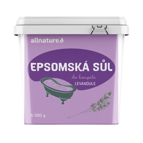 Allnature Epsomská sůl Levandule 5 kg