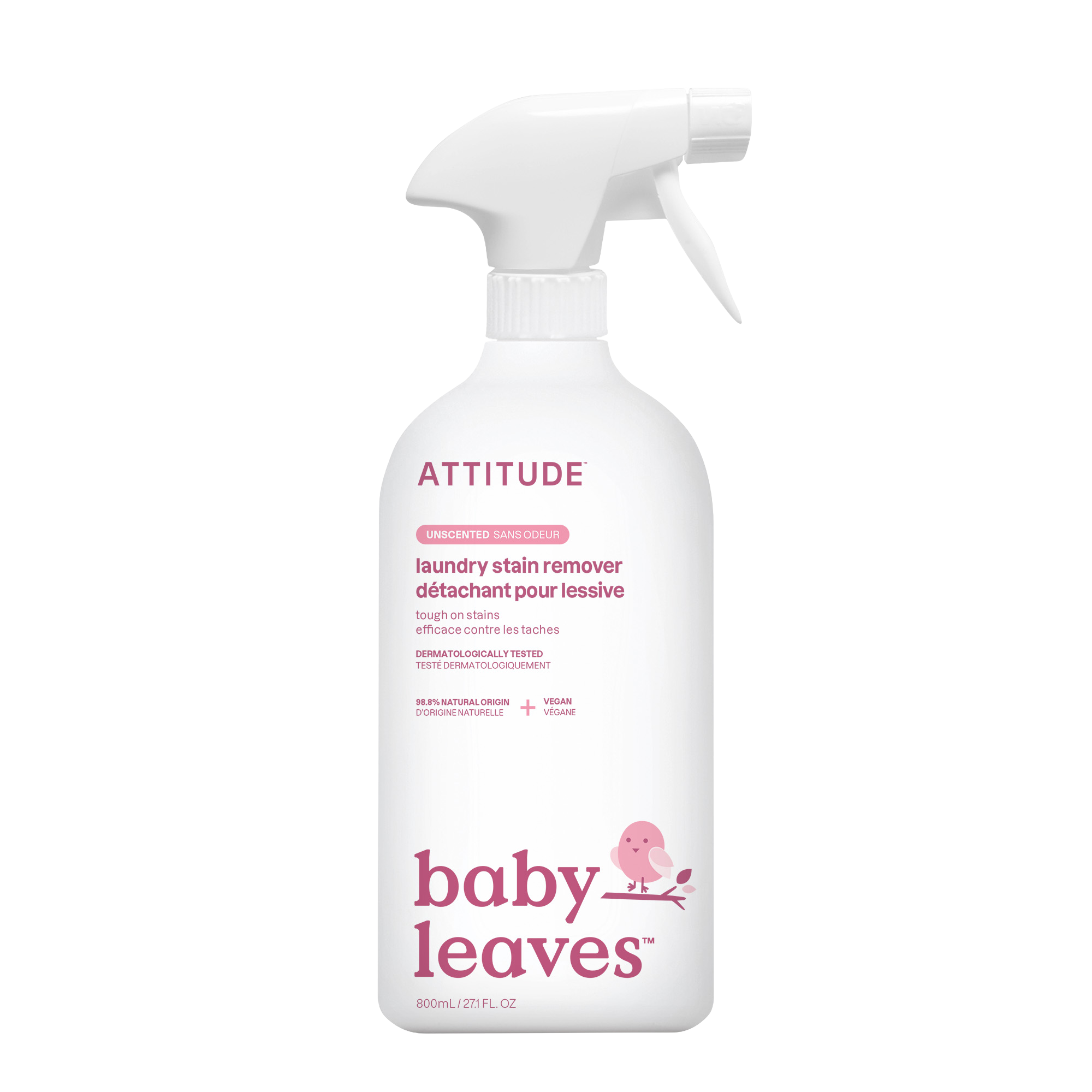 Attitude Odstraňovač skvrn na dětské prádlo s rozprašovačem 800 ml