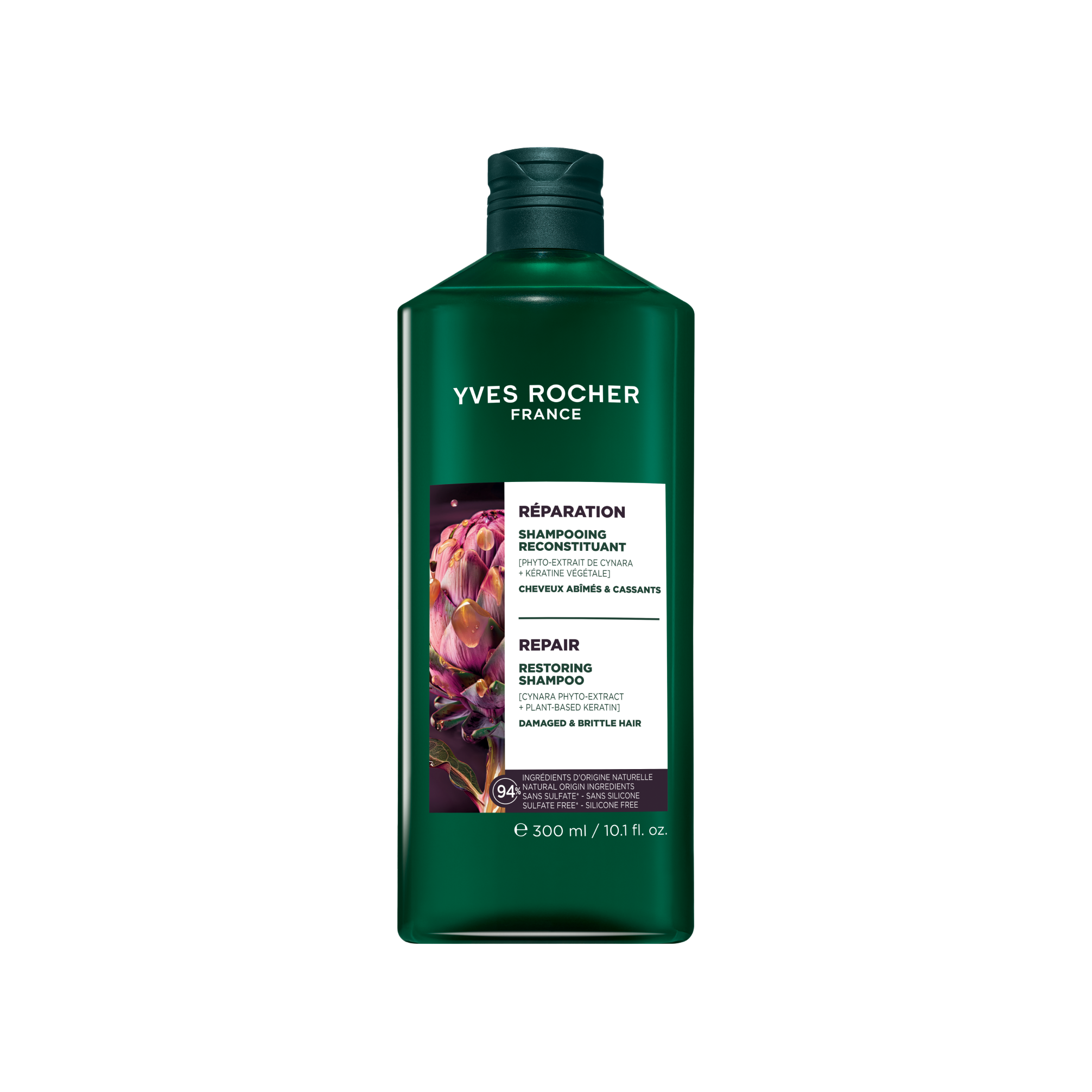 Fotografie YVES ROCHER Haircare Botanical Solutions, Regenerační šampon 300 ml