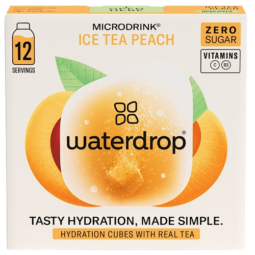 Fotografie WATERDROP Ice Tea Peach 12 ks