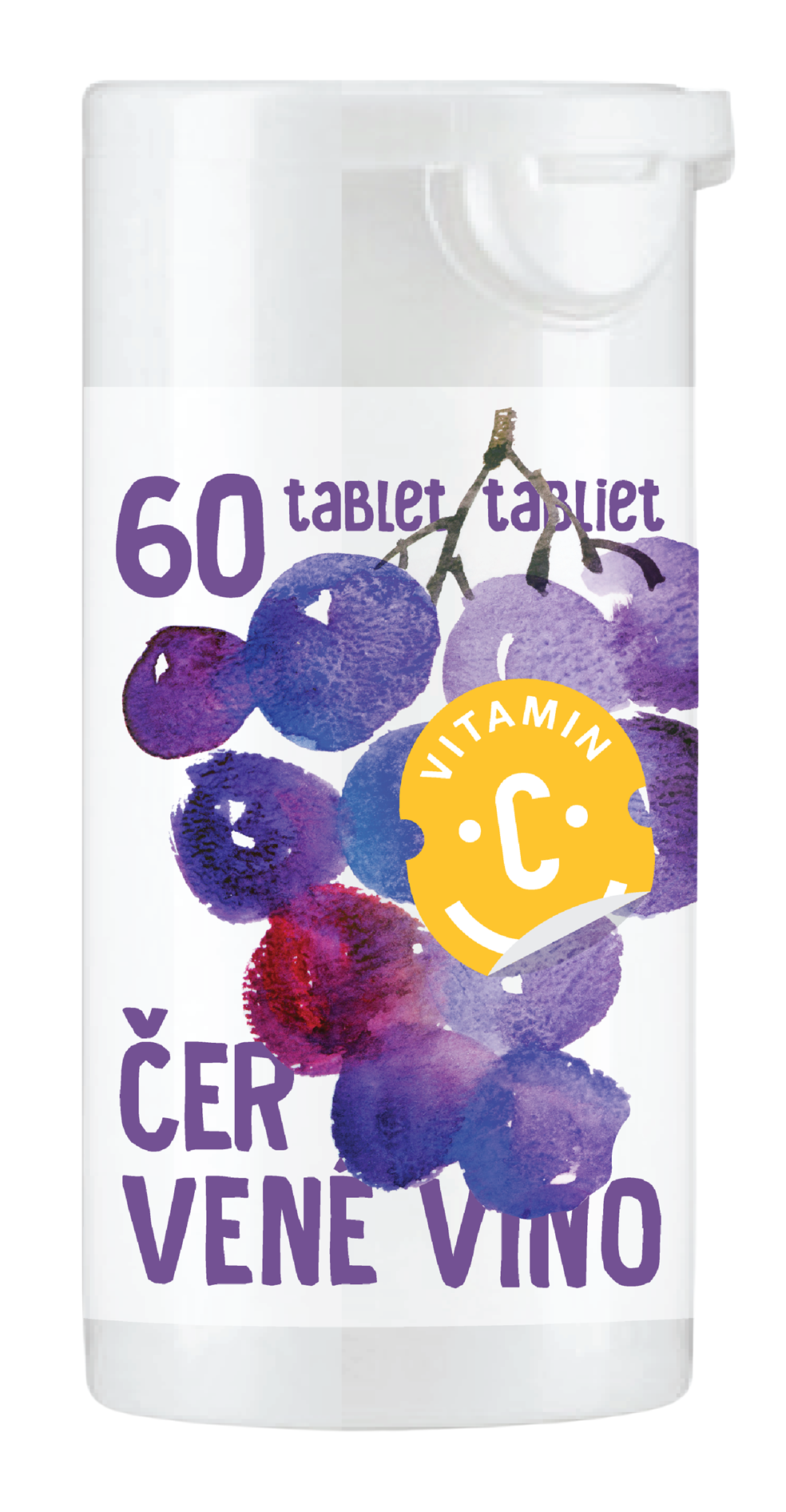 PANGAMIN Rapeto C-Vitamin 200 mg - Červené víno se sukralózou 60 tablet