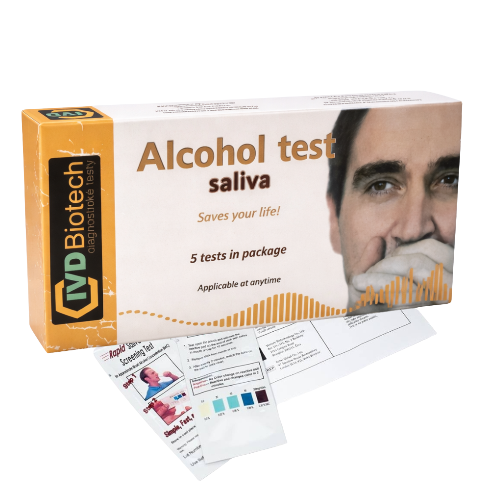 ALLTEST Alkoholový test ze slin 5 ks