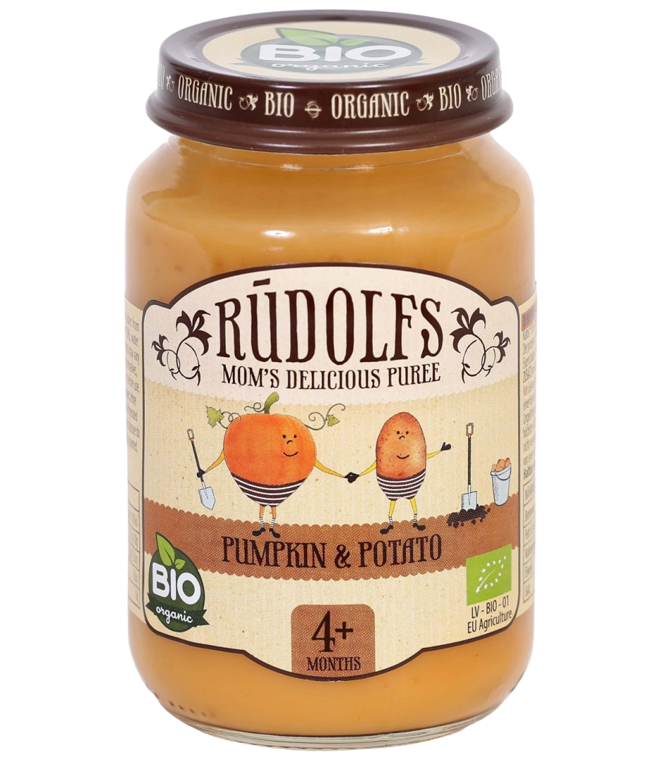 RUDOLFS BIO Příkrm dýně a brambory 190 g
