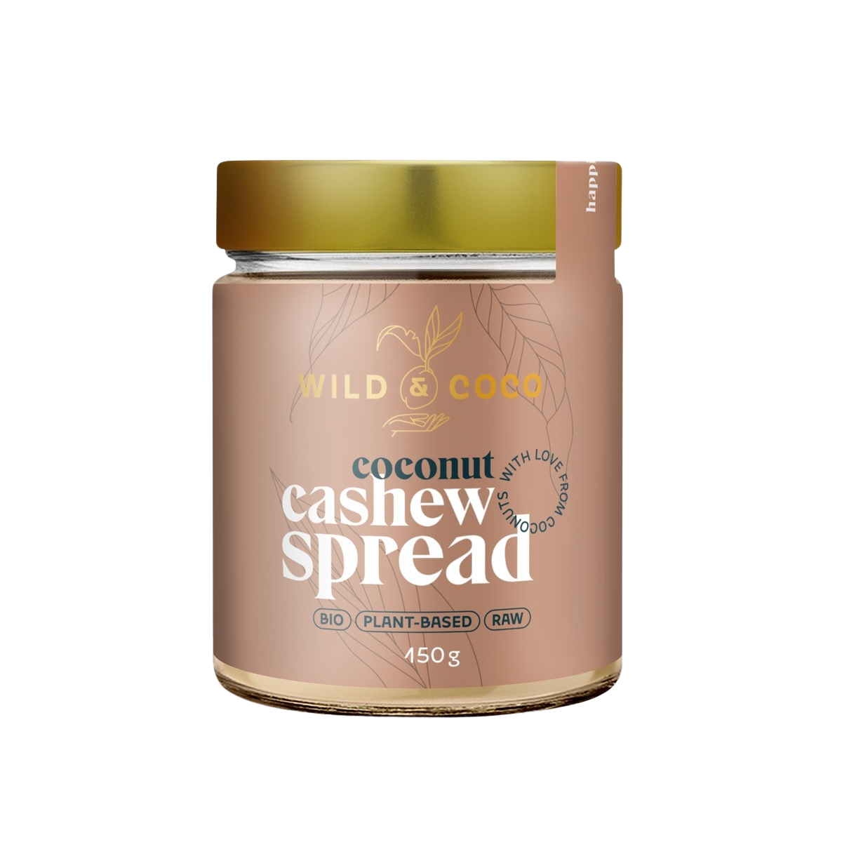 WILD & COCO Coconut spread cashew BIO 150 g