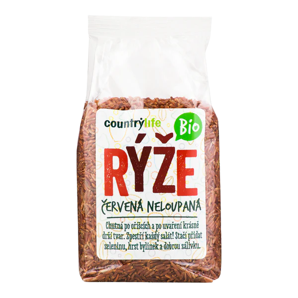 COUNTRYLIFE Rýže červená neloupaná BIO 500 g
