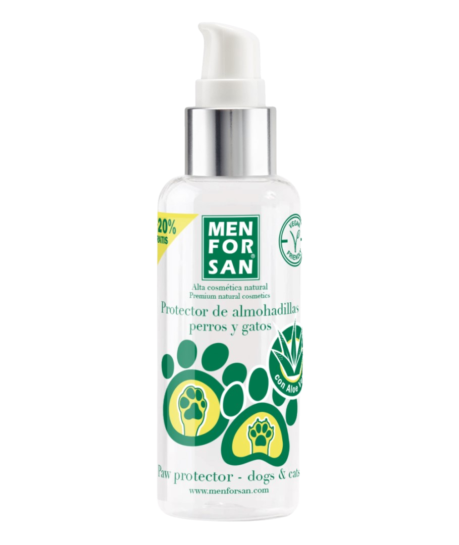 Fotografie MENFORSAN Ochranný gel na tlapky s Aloe Vera pro psy a kočky 60 ml