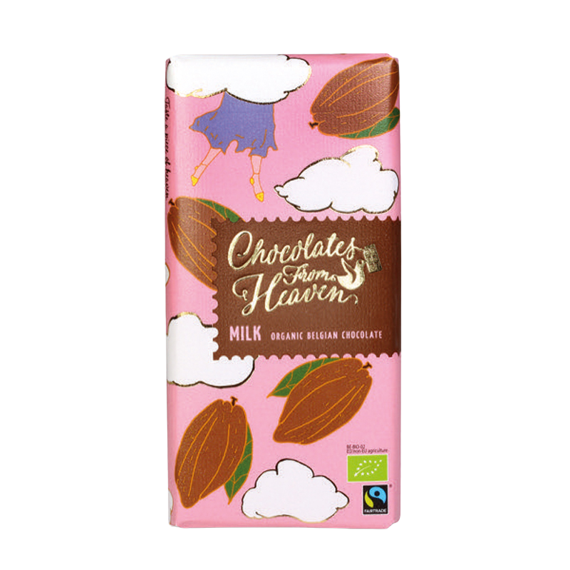 CHOCOLATES FROM HEAVEN BIO mléčná čokoláda 37% 100 g
