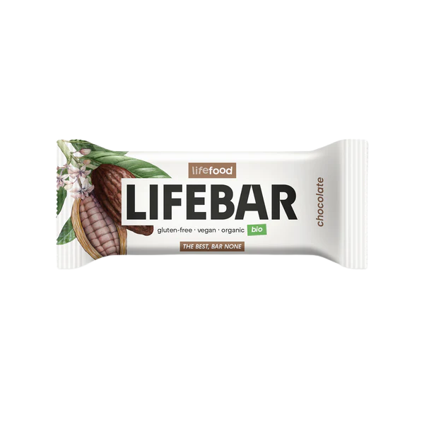 LIFEFOOD Tyčinka Lifebar čokoládová RAW BIO 40 g