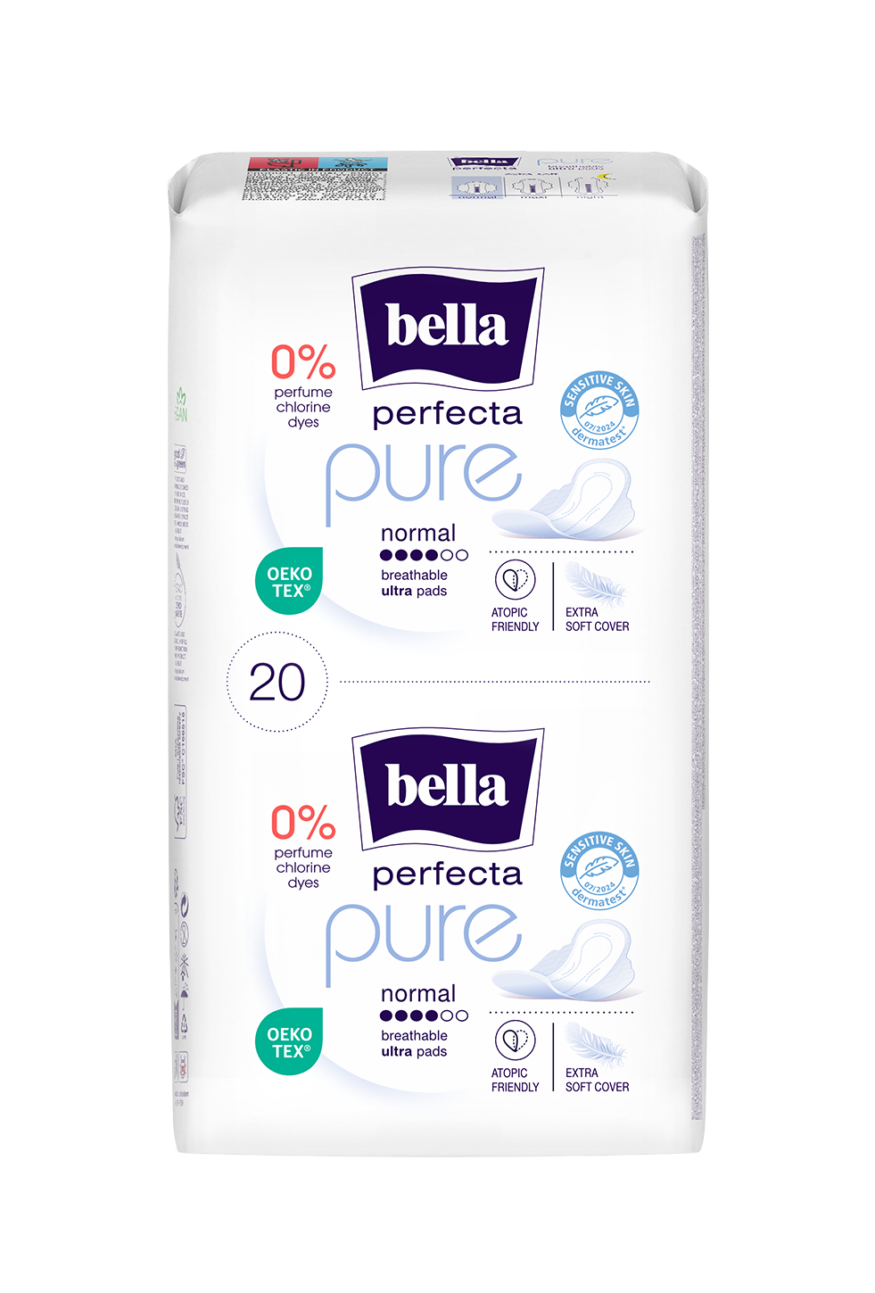 Fotografie BELLA Perfecta Pure Normal ultratenké menstruační vložky 20 ks