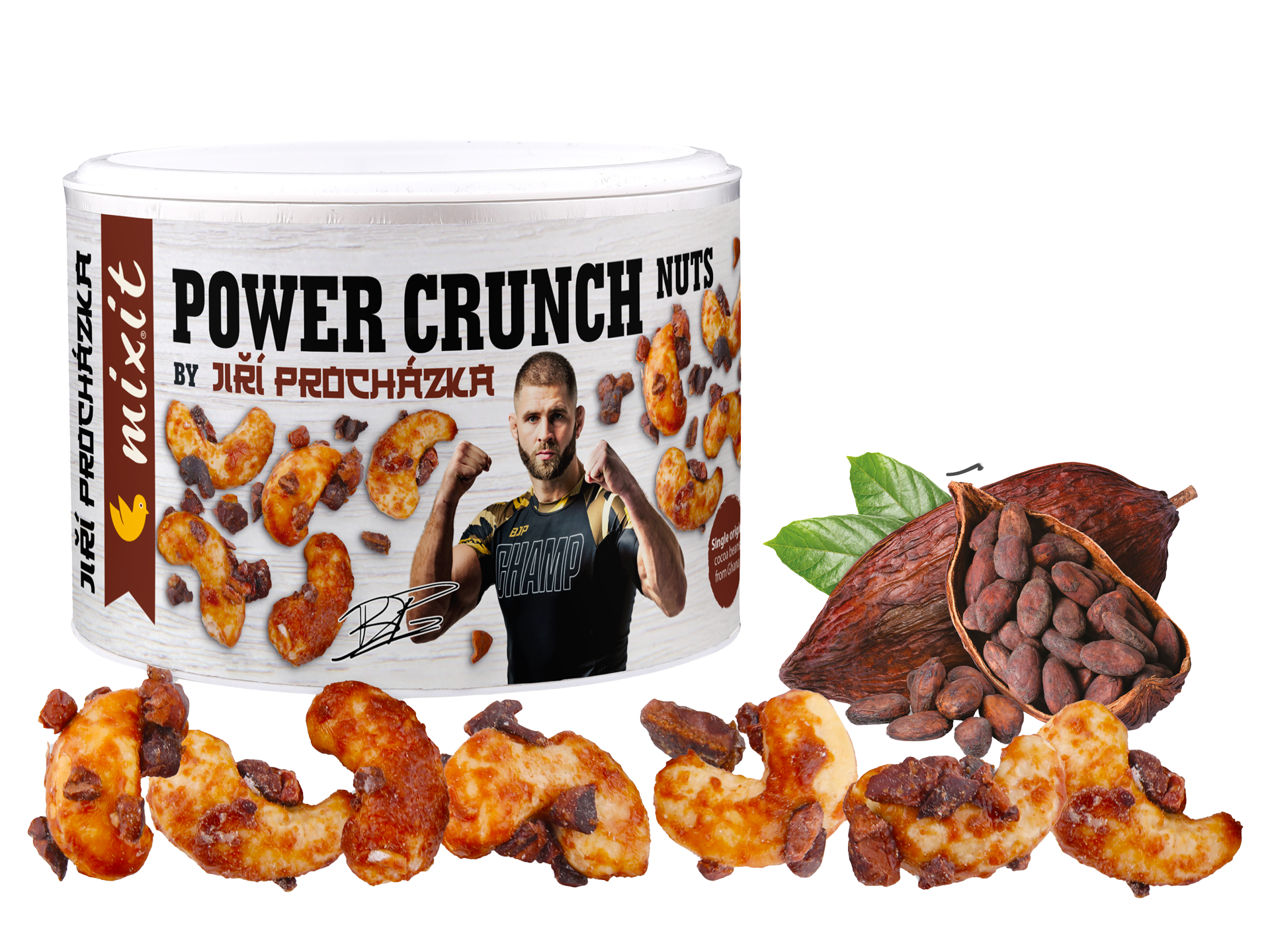 MIXIT Oříšky z pece samuraje Jirky BJP Procházky - Power crunch 140 g