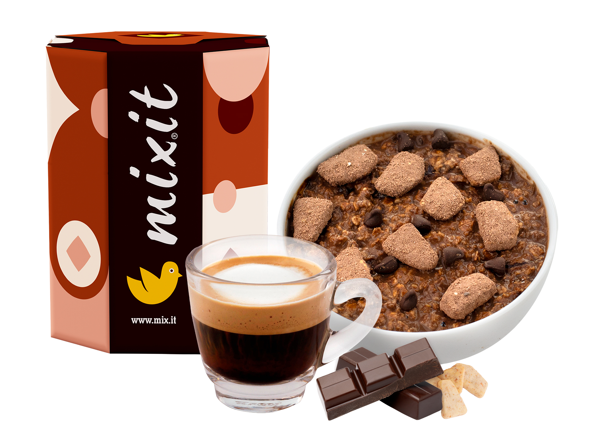 Fotografie MIXIT Minutová ovesná kaše - Tiramisu 350 g
