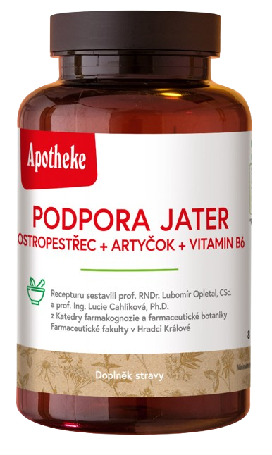 Fotografie APOTHEKE Podpora jater 90 tobolek