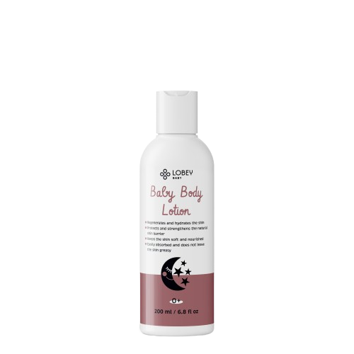 Fotografie LOBEY Tělové mléko pro miminka 200 ml