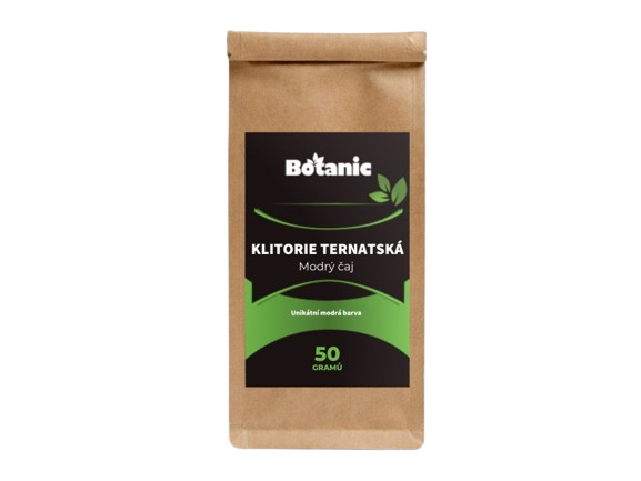 Fotografie BOTANIC Klitorie ternatská - Modrý čaj 50 g
