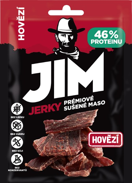 JIM JERKY hovězí 23 g