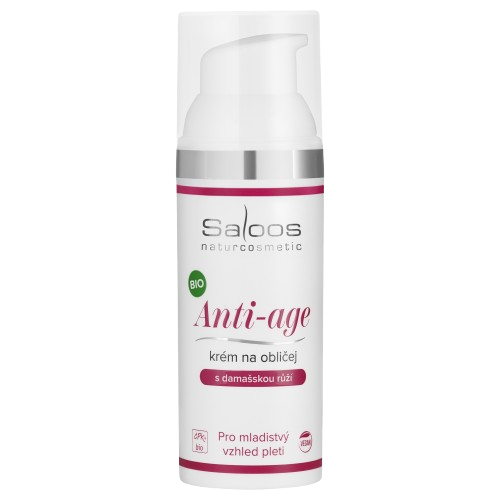 Fotografie SALOOS Přírodní anti-age krém s růží 50 ml