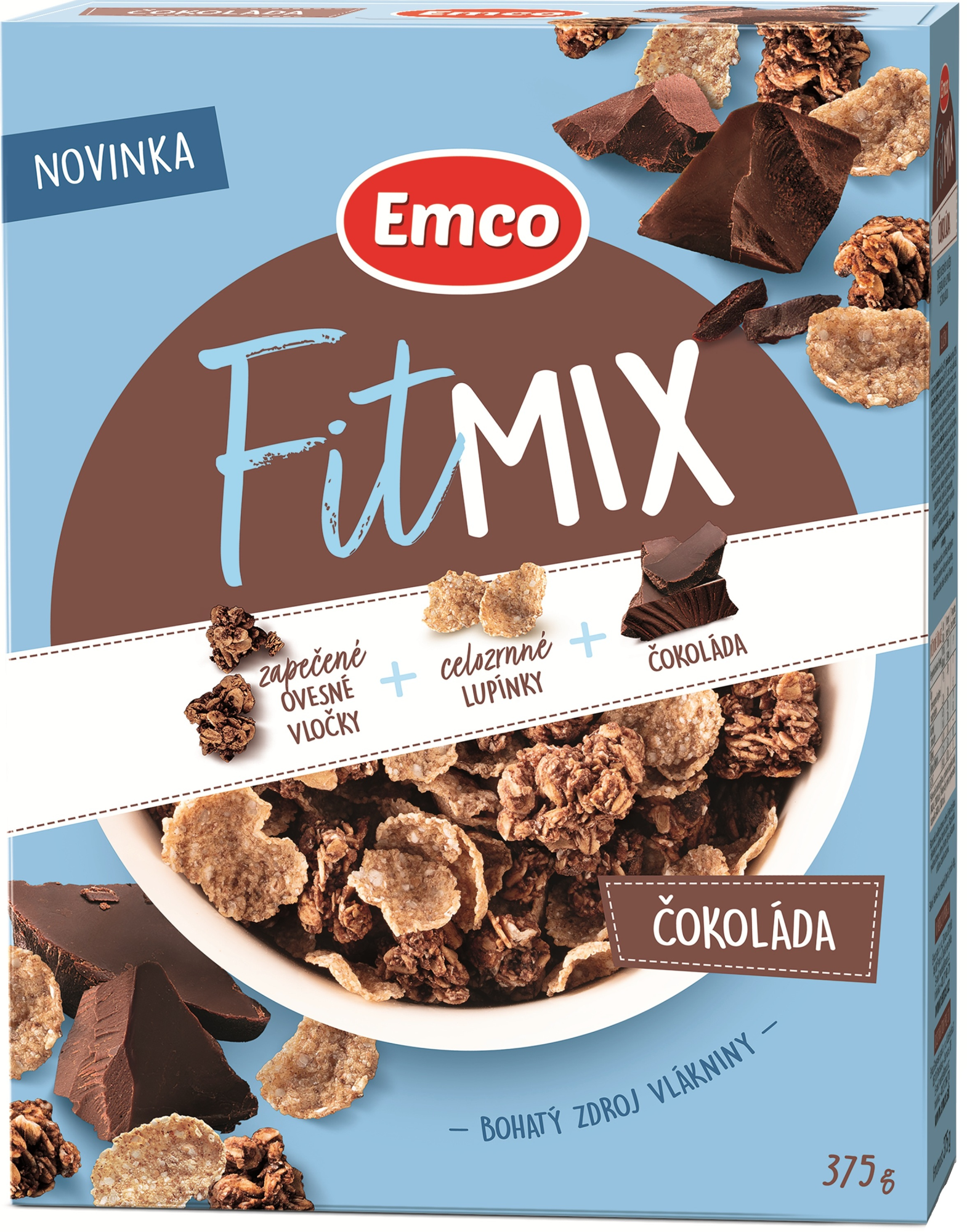 Fotografie EMCO Fitmix čokoláda 375 g