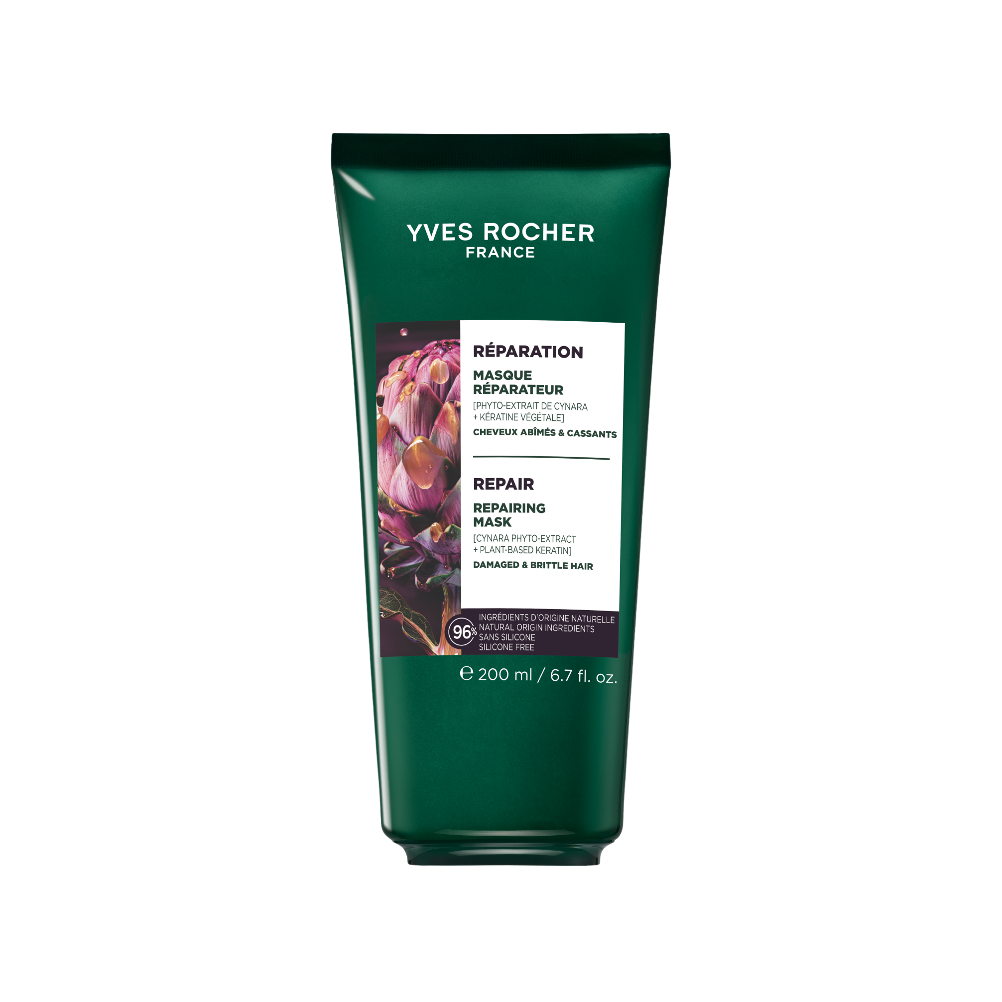 Fotografie YVES ROCHER Haircare Botanical Solutions, Regenerační maska 200 ml
