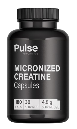 PULSE PERFORMANCE Micronized Creatine 180 kapslí
