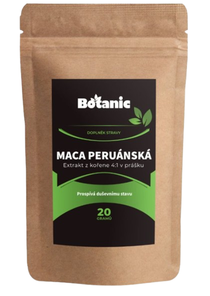 Fotografie BOTANIC Maca peruánská - Extrakt z kořene 20 g