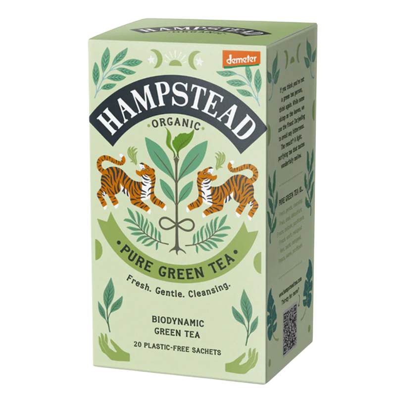 HAMPSTEAD TEA BIO zelený čaj 20 sáčků