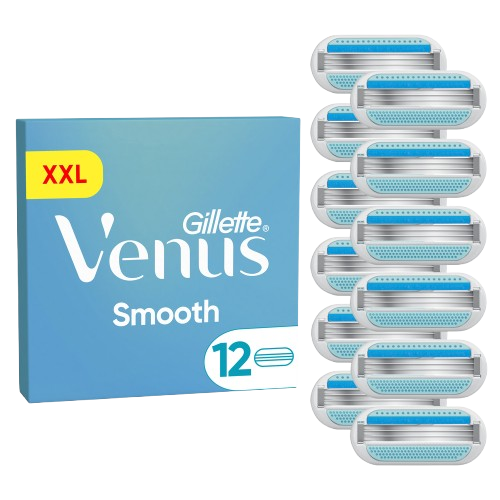 Fotografie GILLETTE VENUS Smooth náhradní hlavice 12 ks