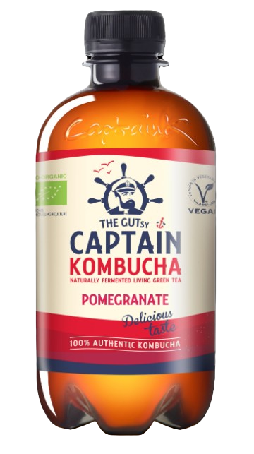 THE GUTSY CAPTAIN Kombucha granátové jablko 400 ml