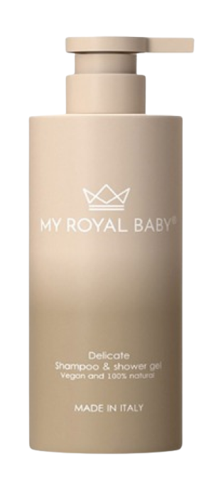 Fotografie MYROYALBABY Jemný šampon a sprchový gel 2v1, 380 ml