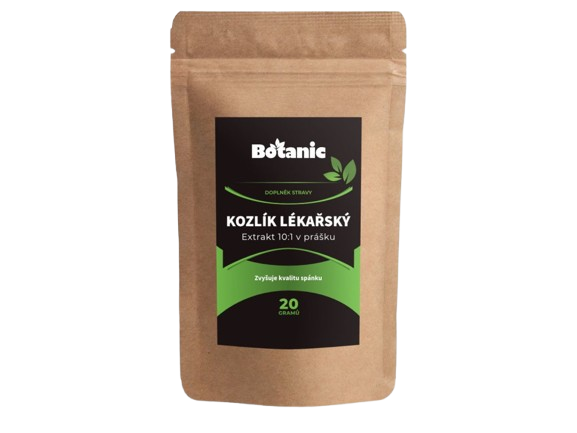 Fotografie BOTANIC Kozlík lékařský - extrakt 10:1, 20 g