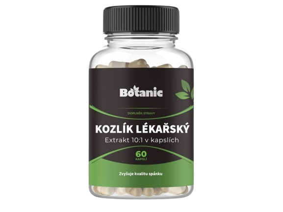 BOTANIC Kozlík lékařský - extrakt 10:1, 60 kapslí
