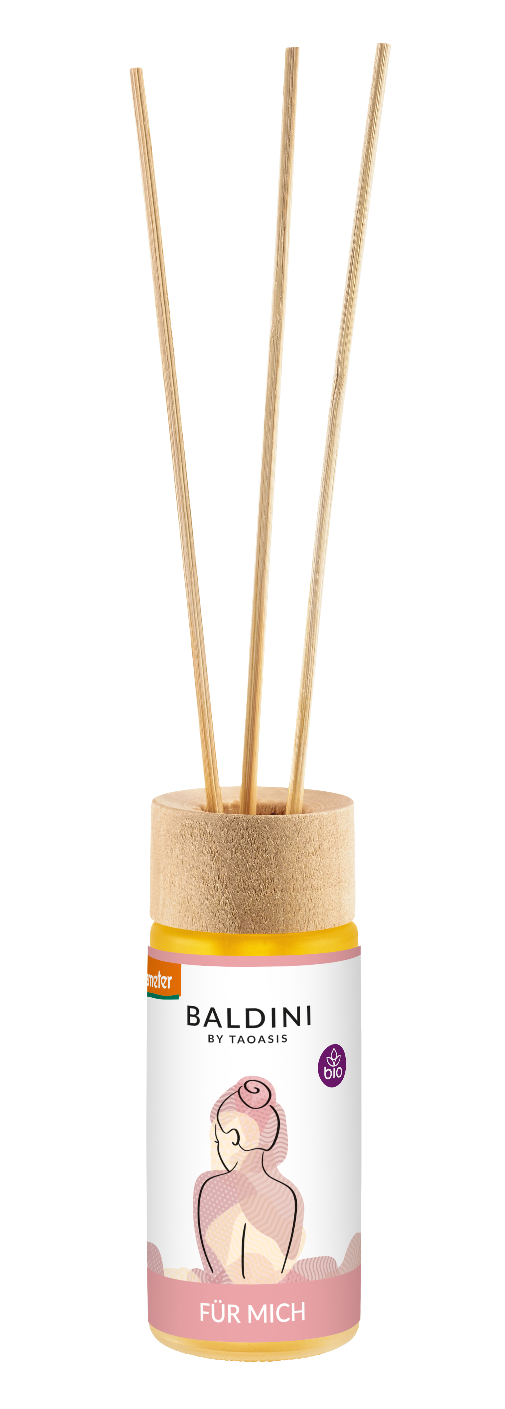 Fotografie TAOASIS Baldini Aroma difuzér s tyčinkami For Me Bio 50 ml