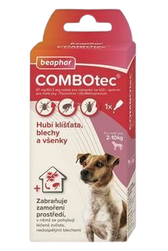 Fotografie BEAPHAR Combotec Spot-on pro malé psy S 0.67 ml