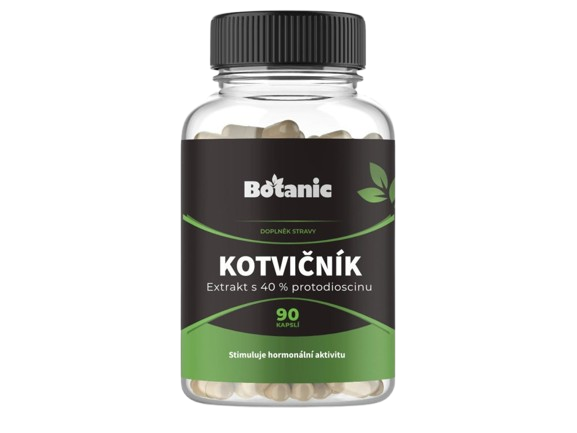 BOTANIC Kotvičník (Tribulus) - extrakt 40 % protodioscinu 90 kapslí