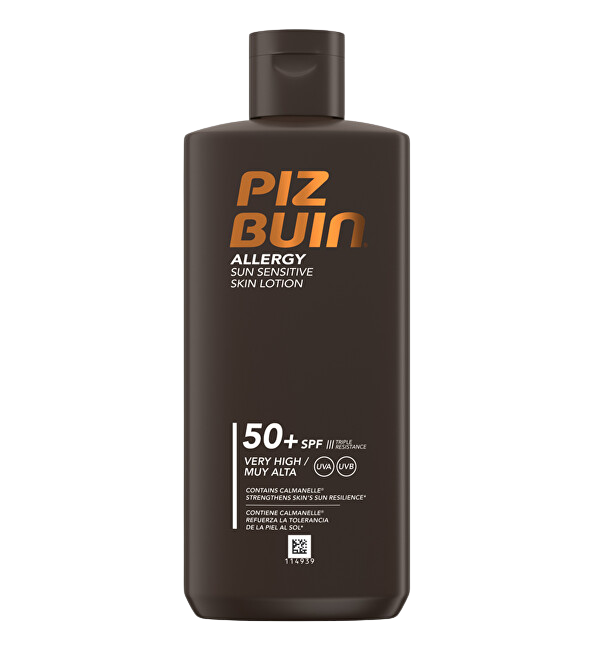 Fotografie PIZ BUIN Allergy Sun Sensitive Skin Lotion SPF 50+, 400 ml