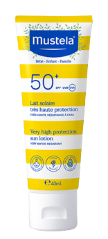 Mustela Opalovací mléko 50+ 40 ml