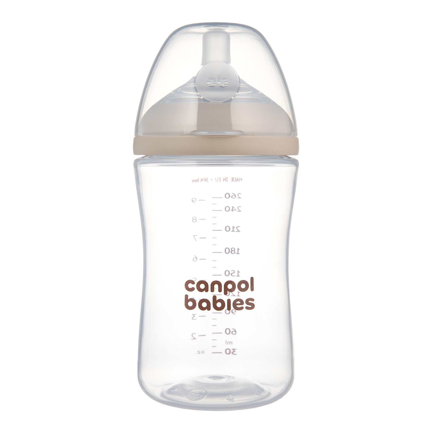 CANPOL BABIES Lahev antikoliková Natural Shape 260 ml