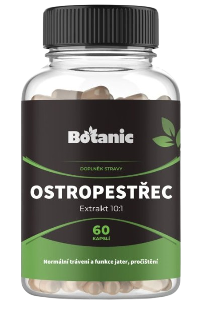 BOTANIC Ostropestřec mariánský - Extrakt 10:1, 60 kapslí